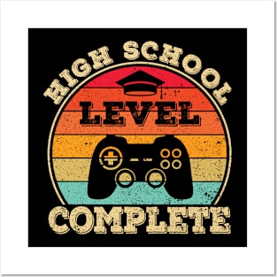 High School Level Complete Graduation Gamer Posters and Art